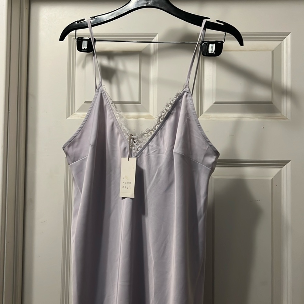 Lace Detailed Maxi Slip Dress
